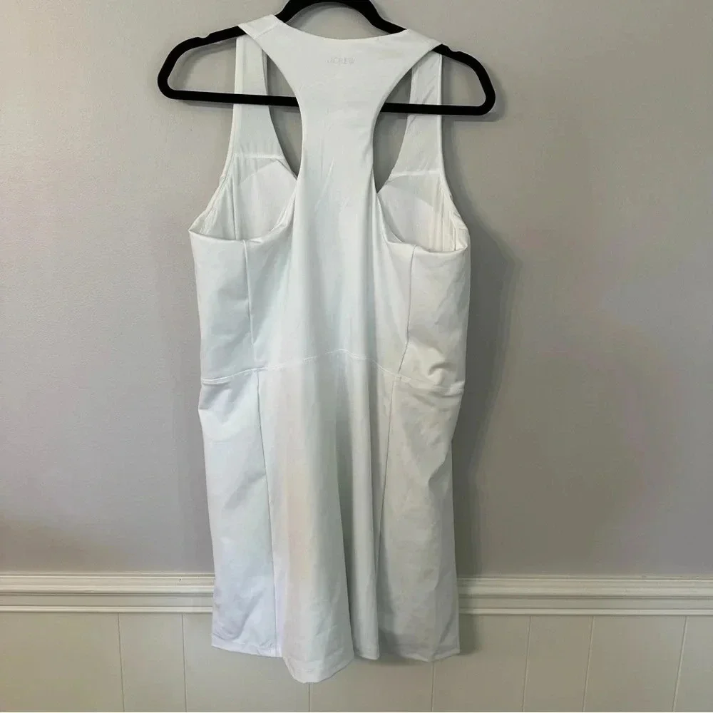 J. Crew Women's White Active CloudStretch Side-Split Sports Dress Size XL NWT